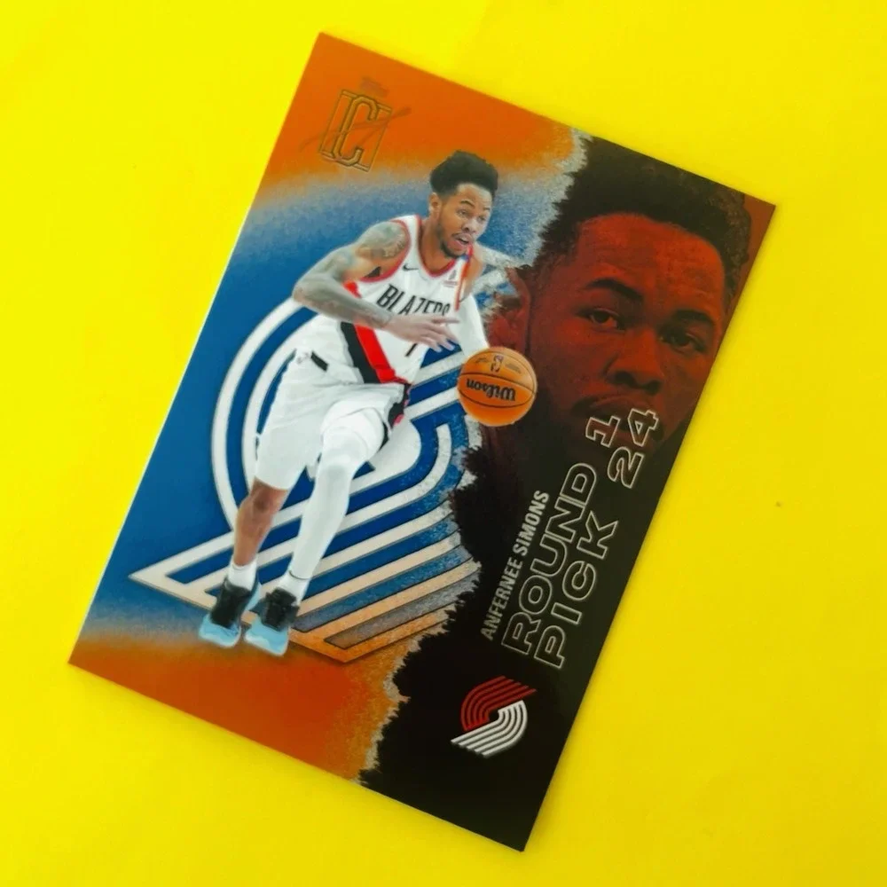 2025-26 Topps Signature Class Round 1 Pick 24 #70 Anfernee Simons Blazers Orange